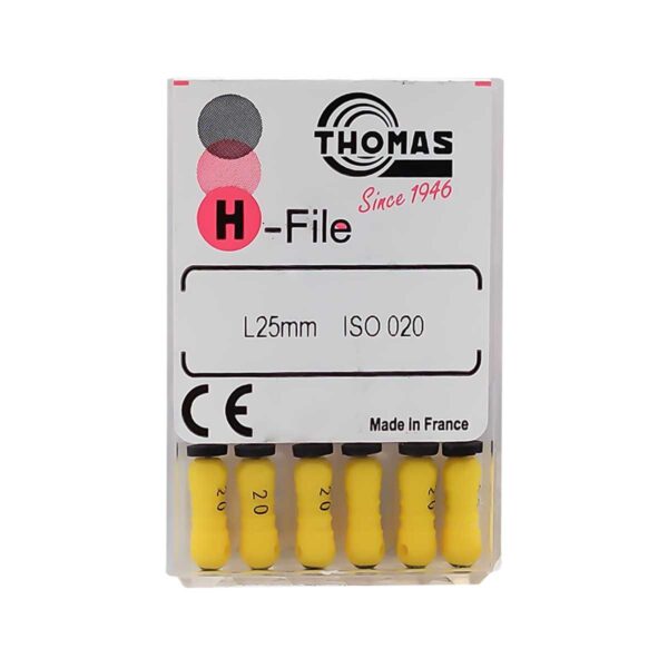 قیمت و خرید H فایل طول 25 Thomas - خرید و قیمت خرید و قیمت H فایل توماس - خرید تجهیزات دندانپزشکی تهران دنت -فروش انواع فایل دستی دندانپزشکی