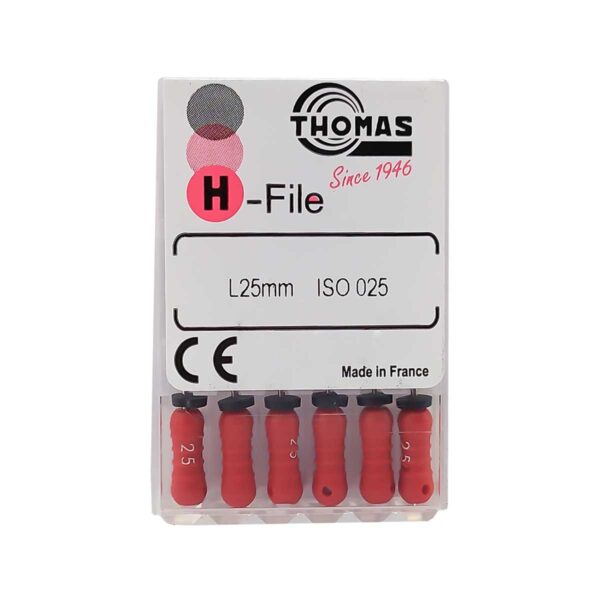 قیمت و خرید H فایل طول 25 Thomas - خرید و قیمت خرید و قیمت H فایل توماس - خرید تجهیزات دندانپزشکی تهران دنت -فروش انواع فایل دستی دندانپزشکی