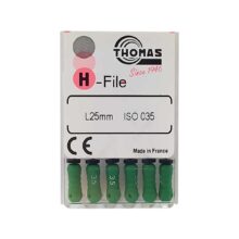 قیمت و خرید H فایل طول 25 Thomas - خرید و قیمت خرید و قیمت H فایل توماس - خرید تجهیزات دندانپزشکی تهران دنت -فروش انواع فایل دستی دندانپزشکی