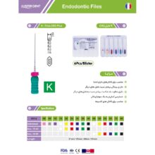 خرید و قیمت K فایل CRC طول 25 Lusterdent - خرید و قیمت K فایل طول 25 برند لاستردنت - قیمت K فایل لاستردنت - فروش فایل دستی - تهران دنت