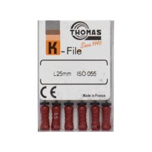 خرید و قیمت K فایل طول 25 Thomas - فایل دستی THOMAS - فروش لوازم مطب دندانپزشکی - تهران دنت - وسایل دندانپزشکی - K فایل طول 25 برند توماس