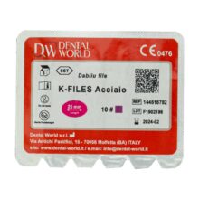 K فایل طول 25 Dental World - خرید K فایل طول 25 با بالاترین کیفیت - فروشگاه تجهیزات دندانپزشکی - فروشگاه دندانپزشکی آنلاین تهران دنت - دندال