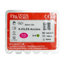 K فایل طول 25 Dental World - خرید K فایل طول 25 با بالاترین کیفیت - فروشگاه تجهیزات دندانپزشکی - فروشگاه دندانپزشکی آنلاین تهران دنت - دندال