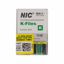 قیمت و خرید K فایل طول 25 Nik - فایل دستی K طول 25 - فروشگاه تجهیزات دندانپزشکی - تجهیزات دندانپزشکی تهران دنت - فروش انواع فایل دستی