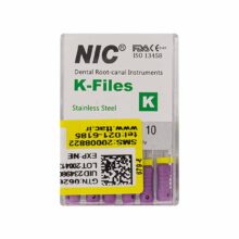 قیمت و خرید K فایل طول 25 Nik - فایل دستی K طول 25 - فروشگاه تجهیزات دندانپزشکی - تجهیزات دندانپزشکی تهران دنت - فروش انواع فایل دستی