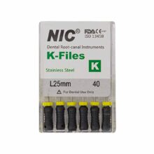قیمت و خرید K فایل طول 25 برند NIC - فایل دستی K طول 25 - فروشگاه تجهیزات دندانپزشکی - تجهیزات دندانپزشکی تهران دنت - فروش انواع فایل دستی دندانپزشکی