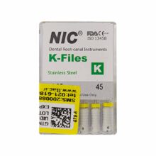 قیمت و خرید K فایل طول 25 برند NIC - فایل دستی K طول 25 - فروشگاه تجهیزات دندانپزشکی - تجهیزات دندانپزشکی تهران دنت - فروش انواع فایل دستی دندانپزشکی