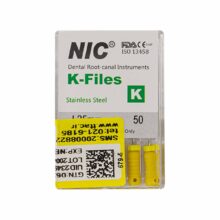قیمت و خرید K فایل طول 25 Nik - فایل دستی K طول 25 - فروشگاه تجهیزات دندانپزشکی - تجهیزات دندانپزشکی تهران دنت - فروش انواع فایل دستی