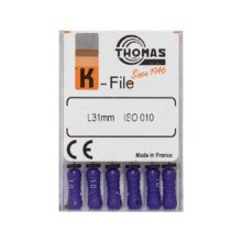 K فایل طول 31 Thomas - فایل دستی K طول 25 و 31 THOMAS - فروش لوازم مطب دندانپزشکی - خرید تجهیزات دندانپزشکی تهران دنت - دندانت - دندال