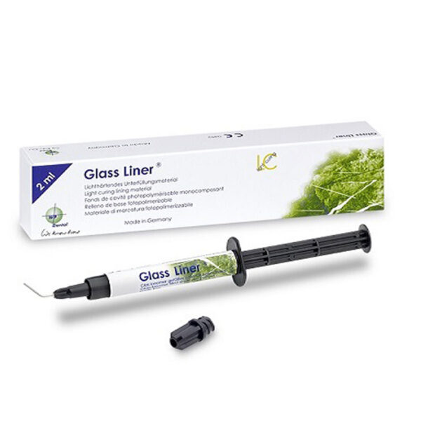 گلاس آینومر سرنگی نوری Glass Liner - گلاس آینومر لاینینگ نوری سرنگی - سمان گلاس آینومر کامپوزیت لایت کیور شونده - خرید تجهیزات دندانپزشکی