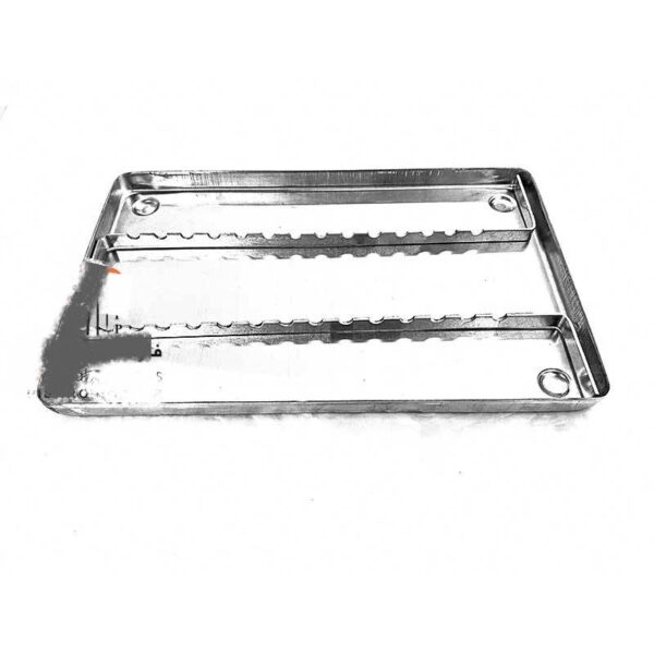 سینی بدون سوراخ Dental Device - سینی سوراخ دار دندانپزشکی - تجهیزات دندانپزشکی تهران دنت - ابزار دندانپزشکی - سینی آلومینیومی